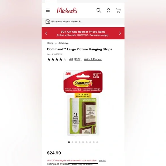 Command Strips - Picture 2 of 6